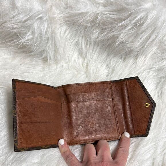 Louis Vuitton Authentic VTG Monogram Portomone Bier Cult Credit Trifold Wallet - Picture 4 of 12